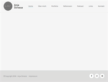 Tablet Screenshot of anja-streese.de